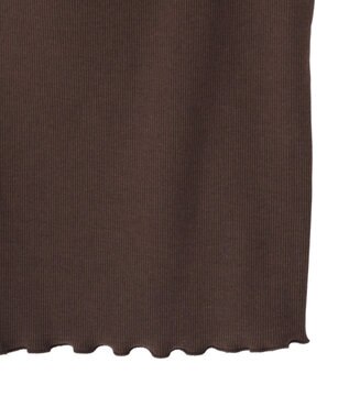 earth music&ecology カップ付レースキャミソール Brown