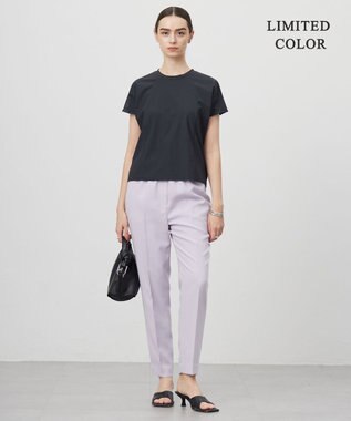 ICB L 【新色追加・WEB限定カラーあり・接触冷感・UVケア・速乾・防シワ・洗える】 FluidBackSatin  ドロストパンツ パールグレー系［WEB限定］