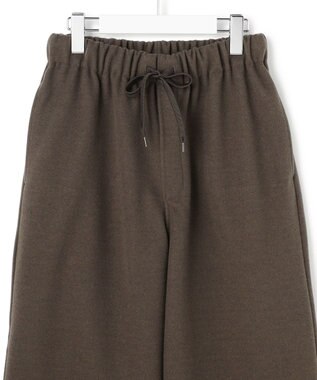J.PRESS YORK STREET 【WOMEN】ウールライクジャージー ワイドパンツ ブラウン系