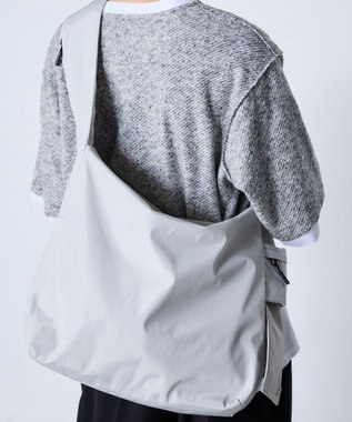 MioFIRANO SLIT C001 ショルダーバッグ はっ水 A4サイズ対応 LIGHT GRAY