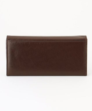 UNBILLION Otias バッファローレザーカブセ長財布 ダークブラウン