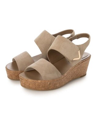 ing <ing>ワンポイントウエッジソールサンダル