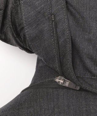 JOSEPH ABBOUD 【フード取り外し可】ライトメリノダウン ブルゾン グレー系