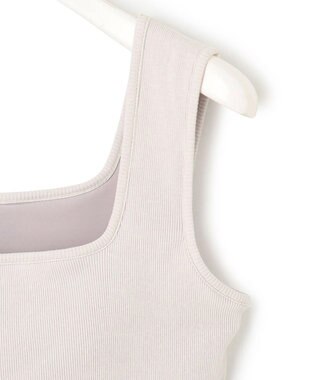 ICB 【洗える】【OUR WACOAL コラボ】カップイン スクエアネック タンクトップ トープ系