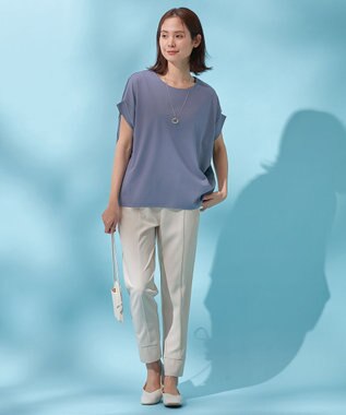 ANY L バンザイスリーブトップス ブルー