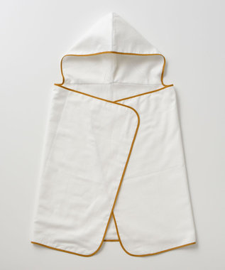 京和晒綿紗 【BABY】ベビーガーゼフード付きタオル　4重合わせ