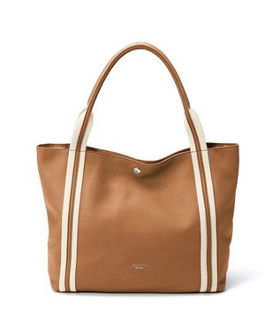 TOPKAPI 【TREASURE TOPKAPI】ソフトシュリンク テープコンビ A4 トート バッグ ブラウン