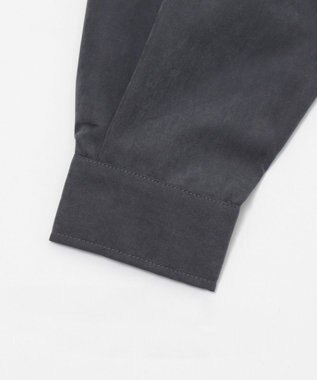 WEGO 【ユニセックス着用ITEM】フィブリルワンポイントBIGシャツ（長袖） ブラック中濃色