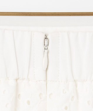 組曲 S エンブロイダリーレース スカート アイボリー系