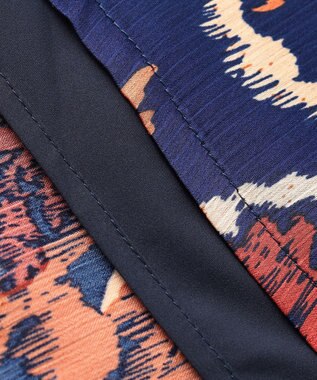 J.PRESS YORK STREET 【WOMEN】プリントフレア スカート ネイビー系5