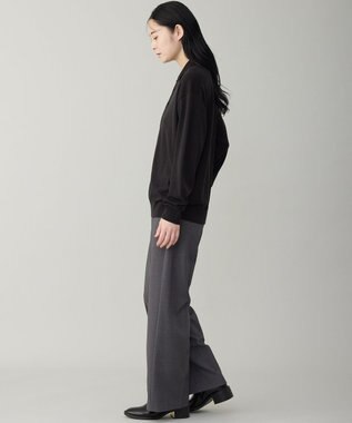 UNFILO MENS 【男女兼用】ソフトサーモ アンチピリングニット ポロ ブラック