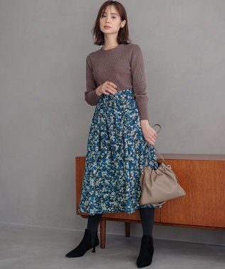 組曲 【WEB限定・2SET】オフショル風NEWツイン ニット モカブラウン系