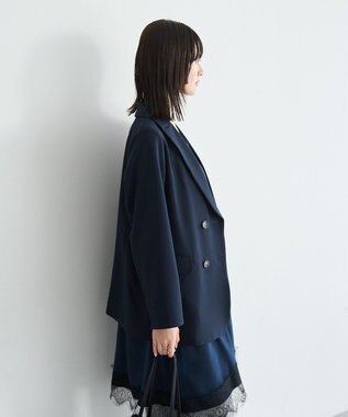 YECCA VECCA ダブルブレストジャケット Navy