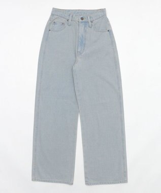 WEGO ハートポケットストレートデニムパンツ デニム淡加工色
