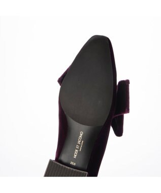 MODE ET JACOMO <MODE ET JACOMO>ベルベットリボンローファー ワインキジ