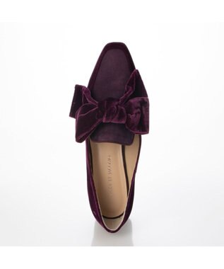 MODE ET JACOMO <MODE ET JACOMO>ベルベットリボンローファー ワインキジ