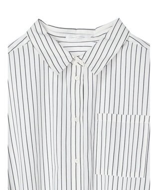 Green Parks ミドル丈シャツワンピース Navy