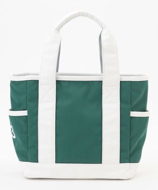 23区GOLF 【UNISEX】『PEANUTS』コラボ　保冷機能付きカートバッグ　JOE COOLのクールなイラスト グリーン系