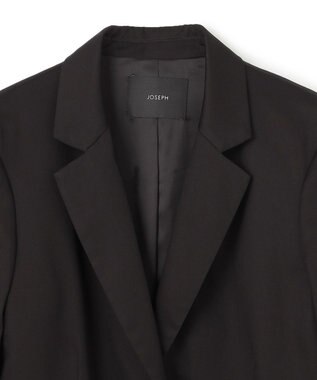 JOSEPH ライトコットンサテン　ジャケット Black