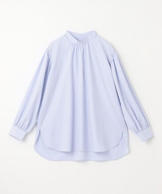 ANY 【UVカット/抗菌防臭/速乾】エニィファンクション スタンドカラーシャツ サックス