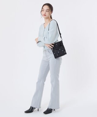 LeSportsac MINI N/S TOTE/レッド/ホワイトハートEMB レッド/ホワイトハートEMB