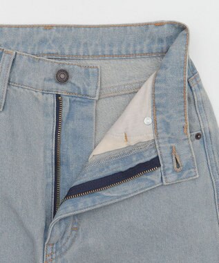 WEGO ハートポケットストレートデニムパンツ デニム淡加工色