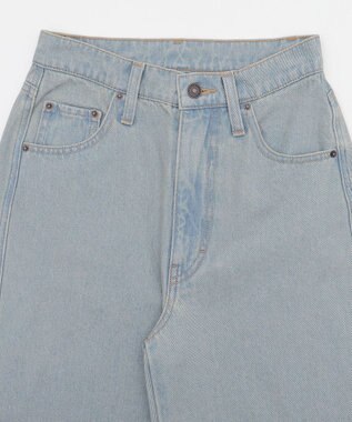 WEGO ハートポケットストレートデニムパンツ デニム淡加工色