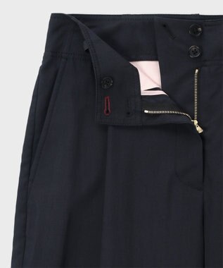 Paul Smith レーヨンドレープ カーヴィタックパンツ ネイビー