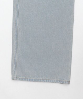 WEGO ハートポケットストレートデニムパンツ デニム淡加工色