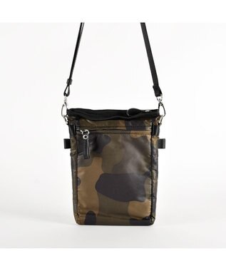 Y'SACCS テープデザインポシェット カーキ