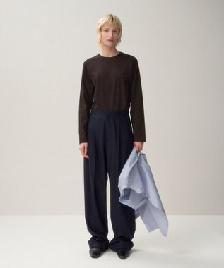 ATON SUVIN 60/2 | パーフェクトロングスリーブTシャツ BURGUNDY