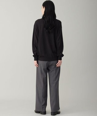 UNFILO MENS 【男女兼用】ソフトサーモ アンチピリングニット ポロ ブラック