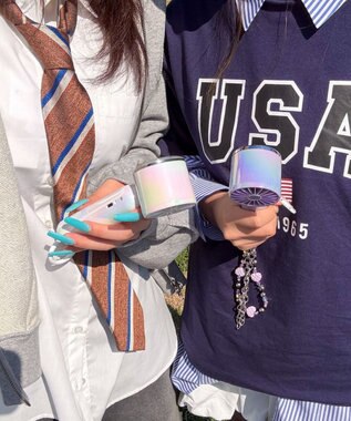 WEGO 【暑さ対策】3WAYペルチェハンディファン ライトパープル