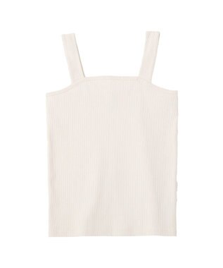 AMERICAN HOLIC 【抗菌防臭】スクエアベアタンクトップ Ivory