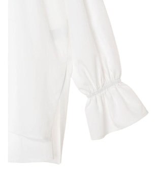 AMERICAN HOLIC 接触冷感キャンディースリーブサイドスリットブラウス Off White