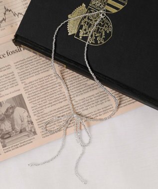 WEGO LビーズBIGリボンネックレス 柄1