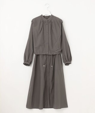 自由区 【UVケア・接触冷感・洗える】3WAYシアー コート スレート