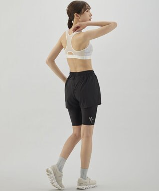 CW-X 【WOMEN】 スポーツゆれケアブラ メッシュ ユレ・ズレをおさえて動きやすい 吸汗速乾（本体） HTY030 /ワコール クリーム