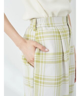 earth music&ecology タックワイドパンツ Check