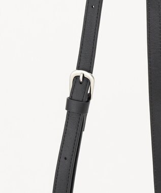 Y'SACCS ドットジャカード　ミニポシェット ブラック