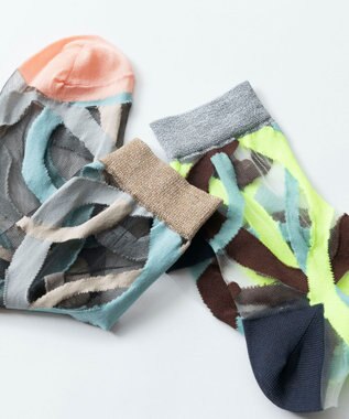 TRICOTE METRO SHEER SOCKS／メトロシアーソックス 39NAVY