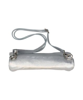 INTER-CHAUSSURES 【ANDREA CARDONE】レザーワイドショルダーバッグ シルバー