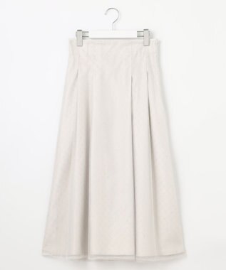 Feroux ダイヤチュール スカート ライトグレー系