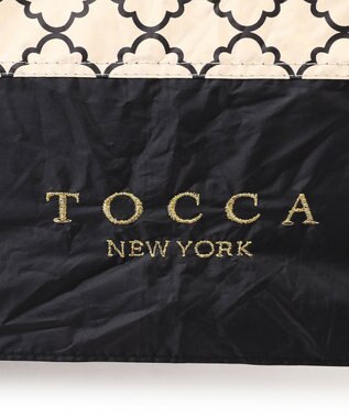 TOCCA CHECKER CLOVER MINI UMBRELLA ミニサイズ折り畳み傘 ベージュ系