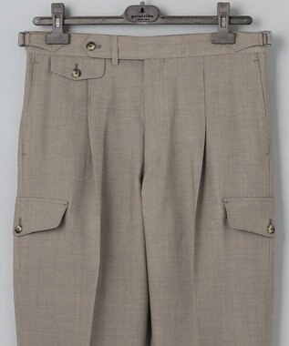 GOTAIRIKU ウォッシャブル ドレスカーゴパンツ ベージュ系