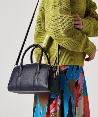 Paul Smith カラーミックスボストンバッグ ネイビー