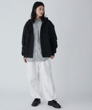 WEGO 【ユニセックス着用ITEM】スウェットボタンカーディガン ブラック