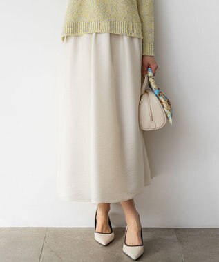 23区 L 【洗える】フルーフィーツイル フレア スカート