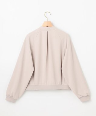 組曲 【ご好評につき追加生産！】ジョーゼットジャージー ブルゾン ベージュ系