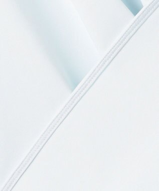 ICB L 【洗える】 ブラウスライクジャージー ロングカットソー クリアサックス系